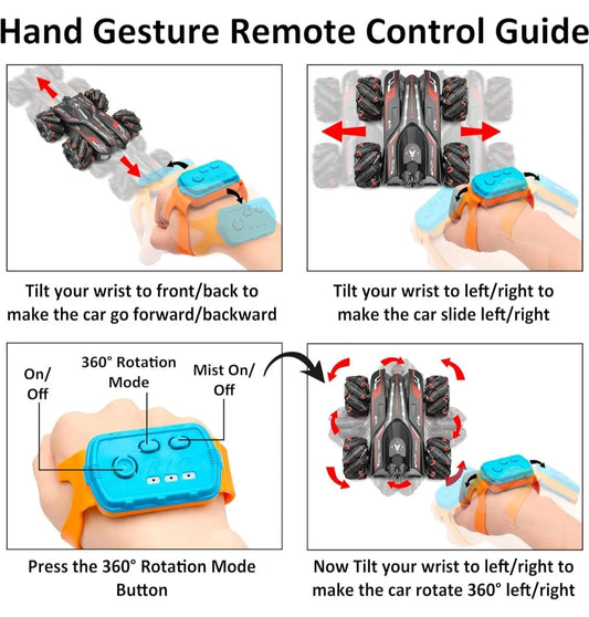 4WD Gesture Control Stunt Drift Car for Kids